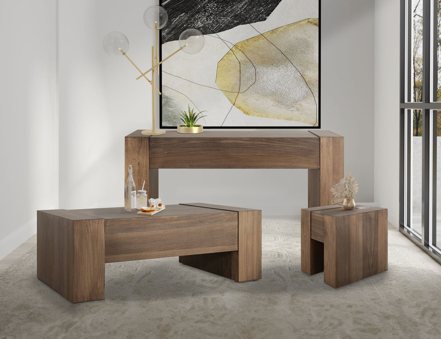 Chairside Table - Cinnamon