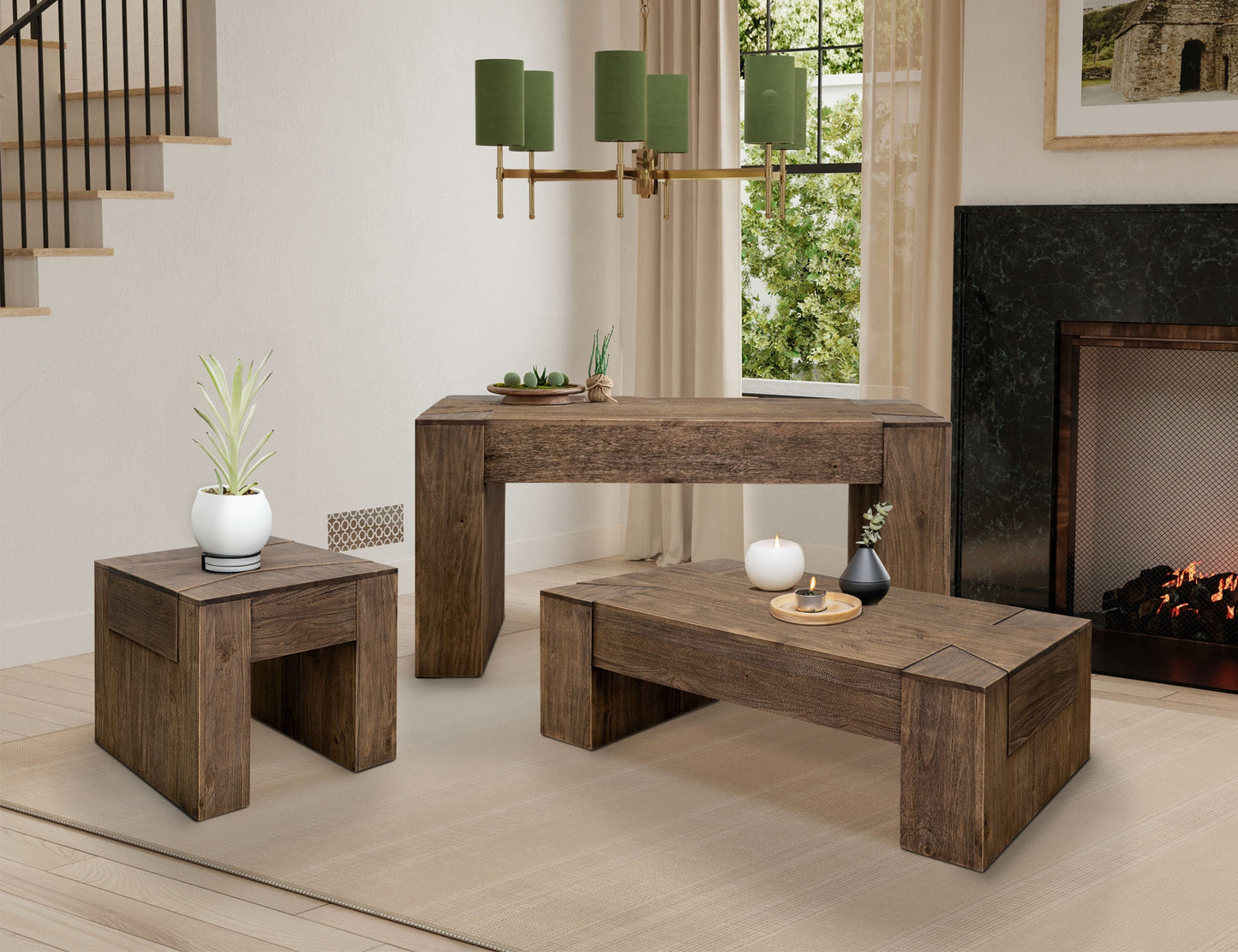 End Table - Tawny Brown