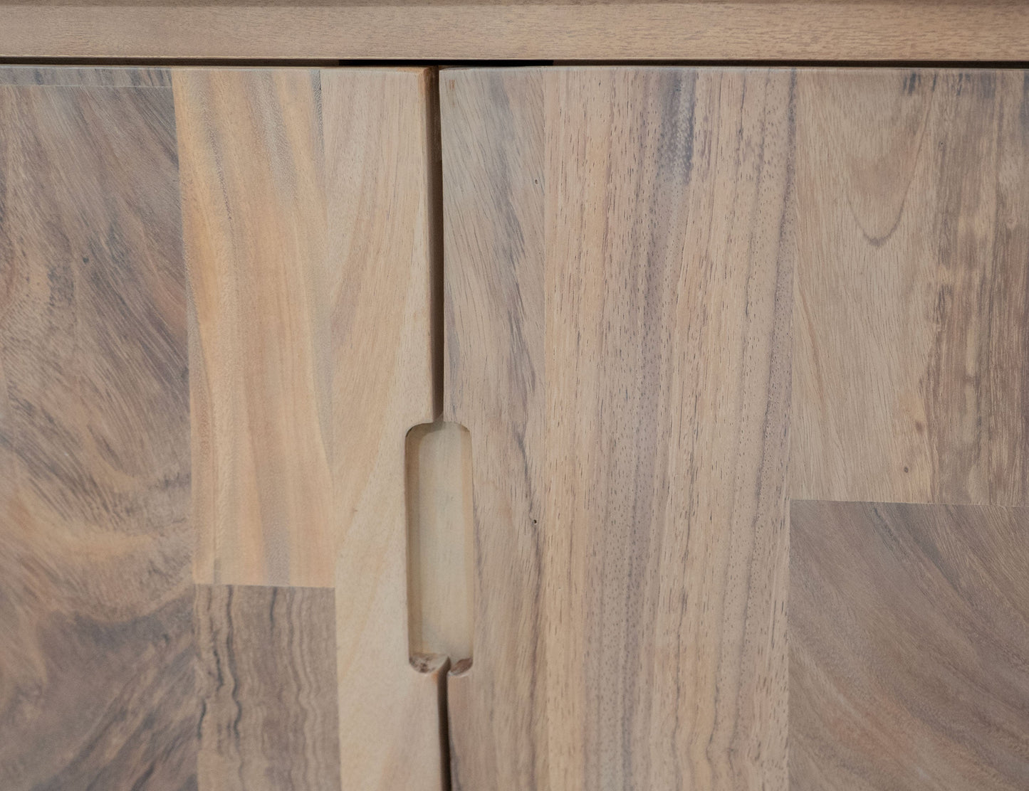 4 Door TV Stand 88" - Brown Cappuccino