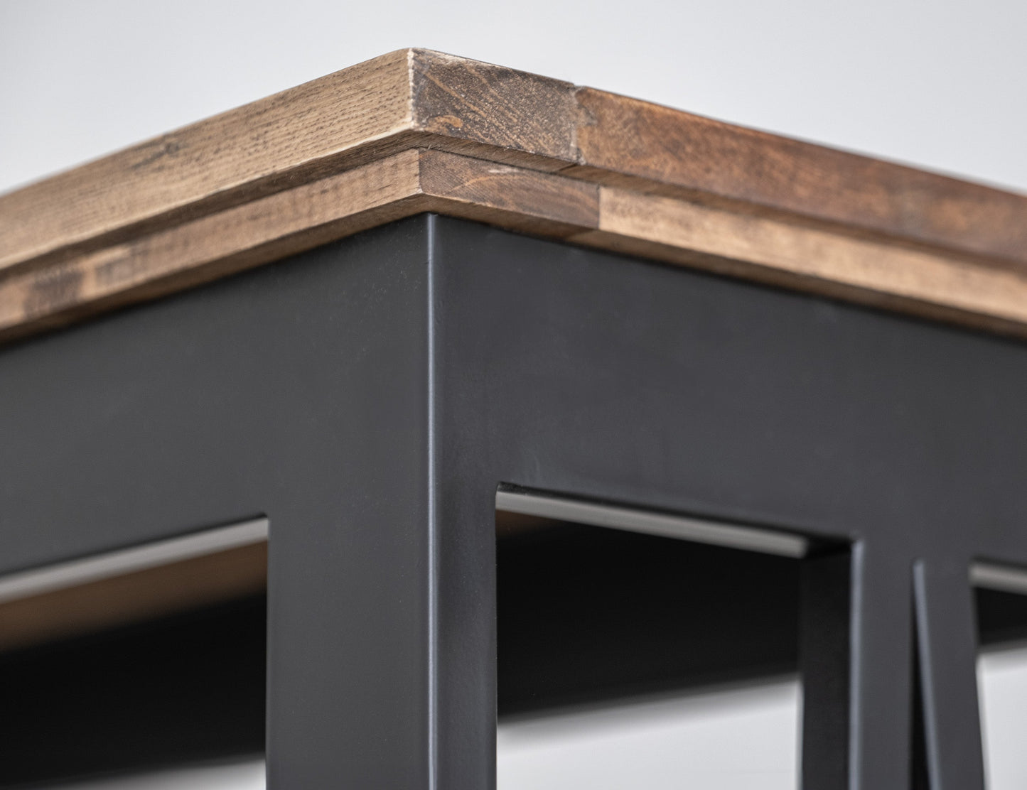 4 Shelves, Bookcase - Two Tone Gray & Brown