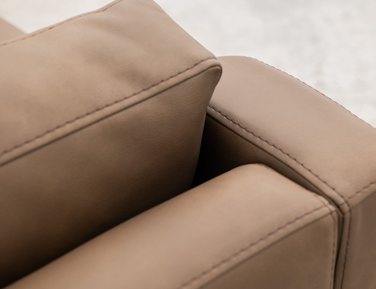 Wooden Frame & Base, Armchair - Dark Chocolate