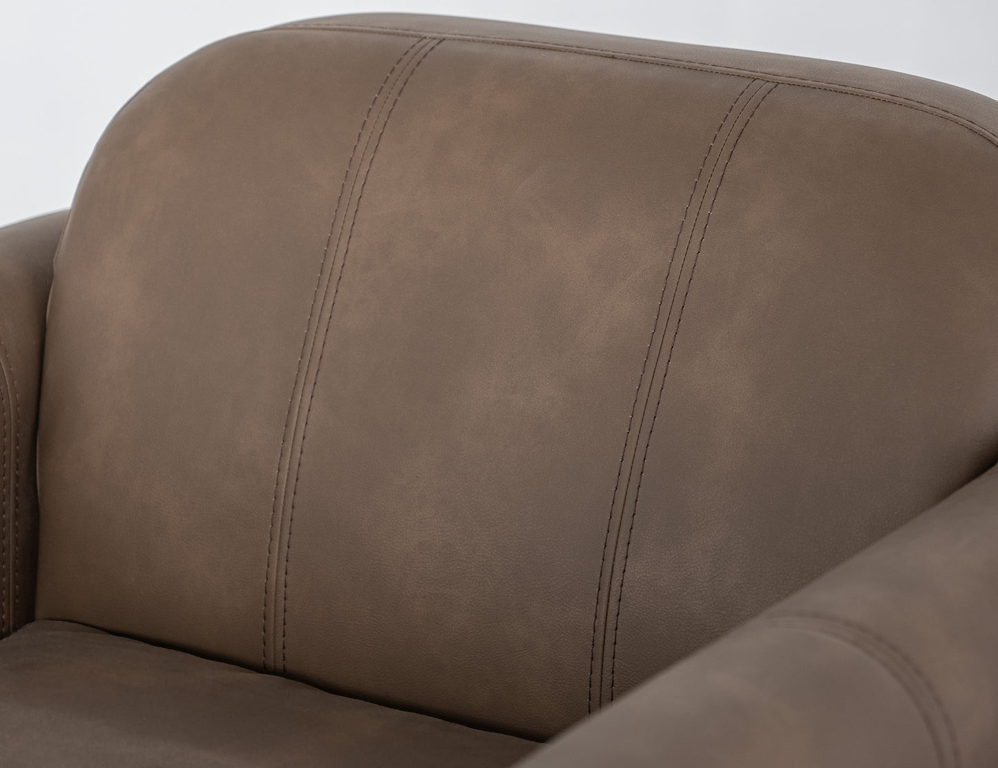 Wooden Frame & Base, Armchair - Dark Chocolate