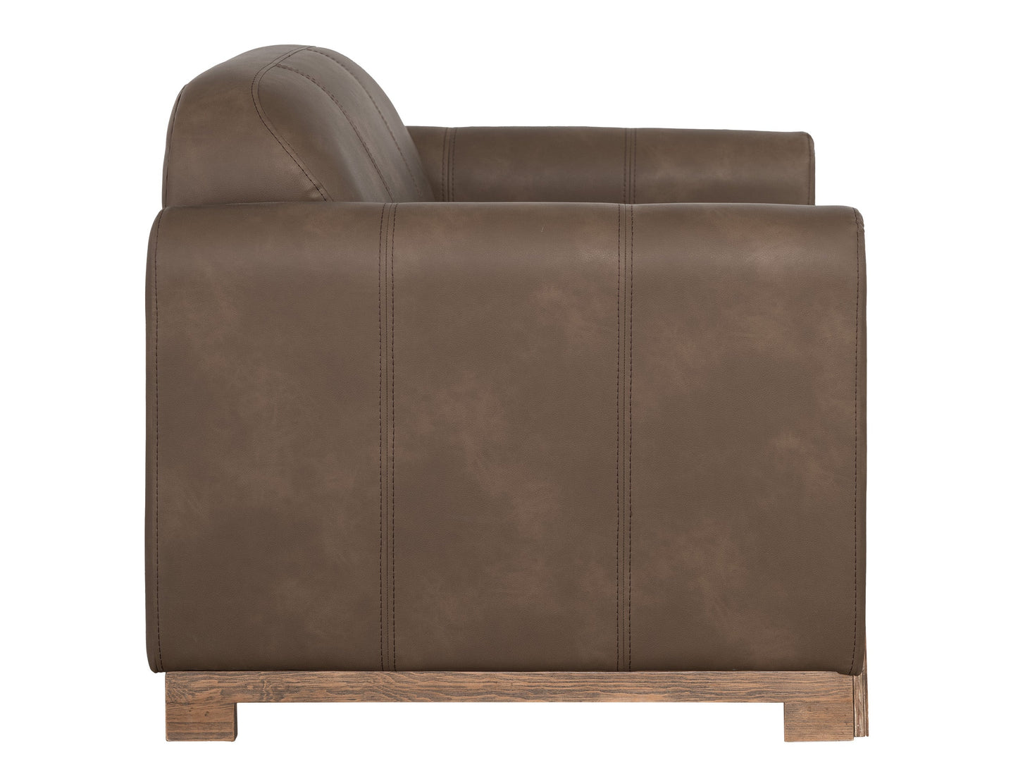 Wooden Frame & Base, Armchair - Dark Chocolate