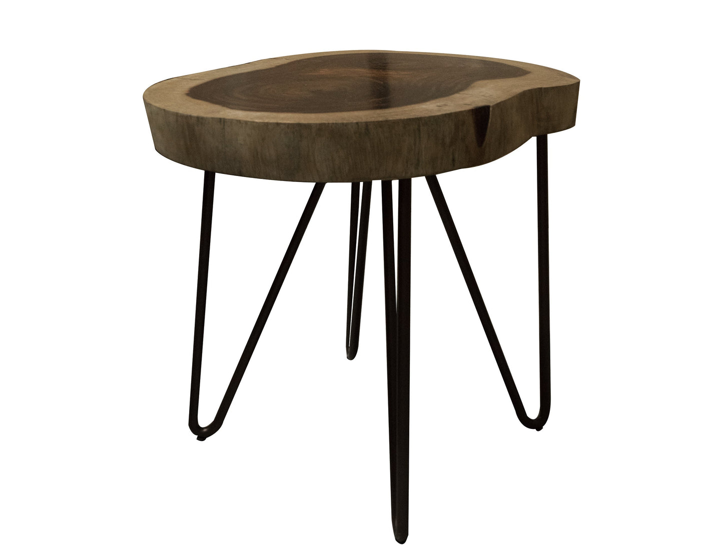 22" High Occasional Table - Natural Two Tone