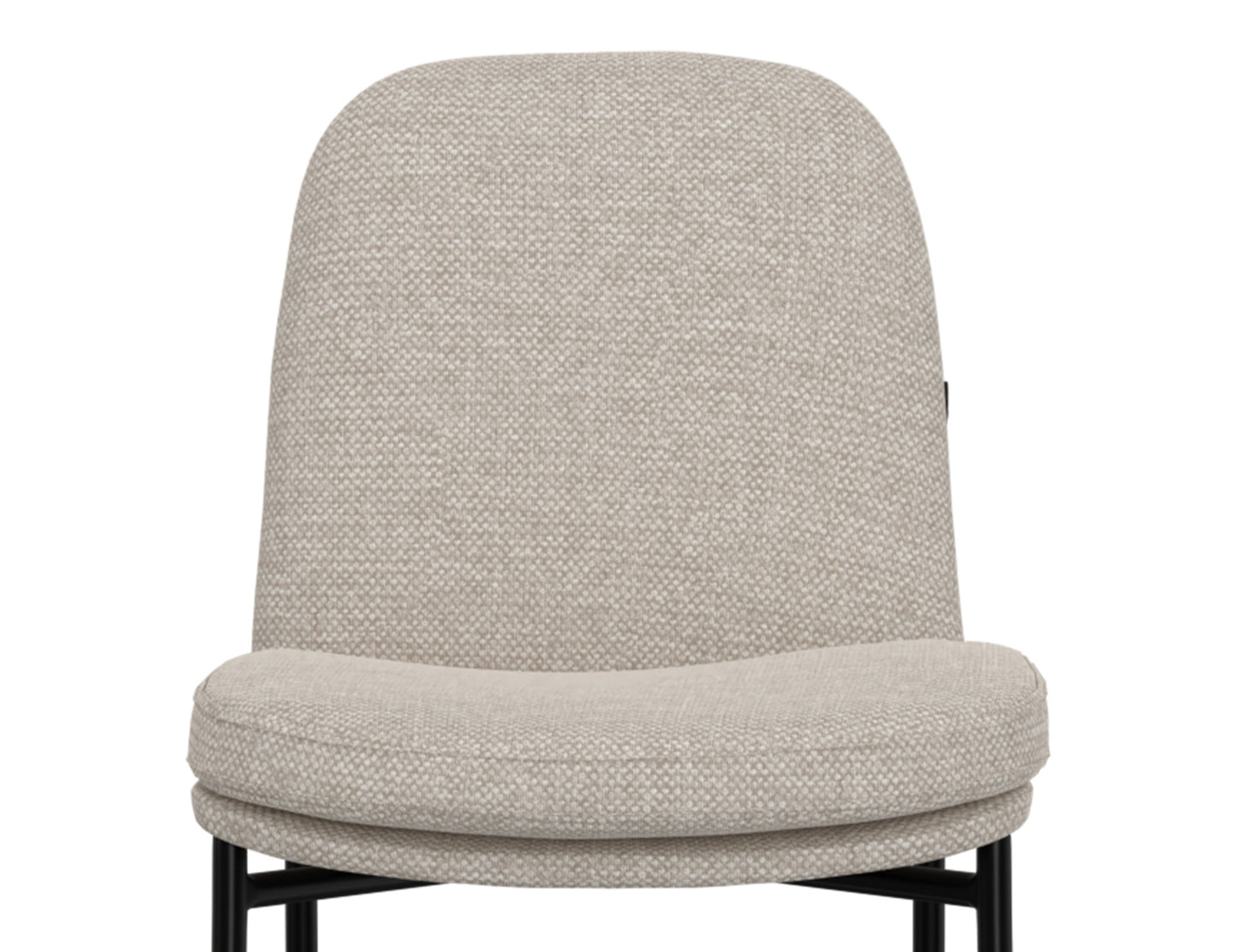 Wooden Frame & Metal Base, 30" Upholstered Barstool - Agreeable Gray