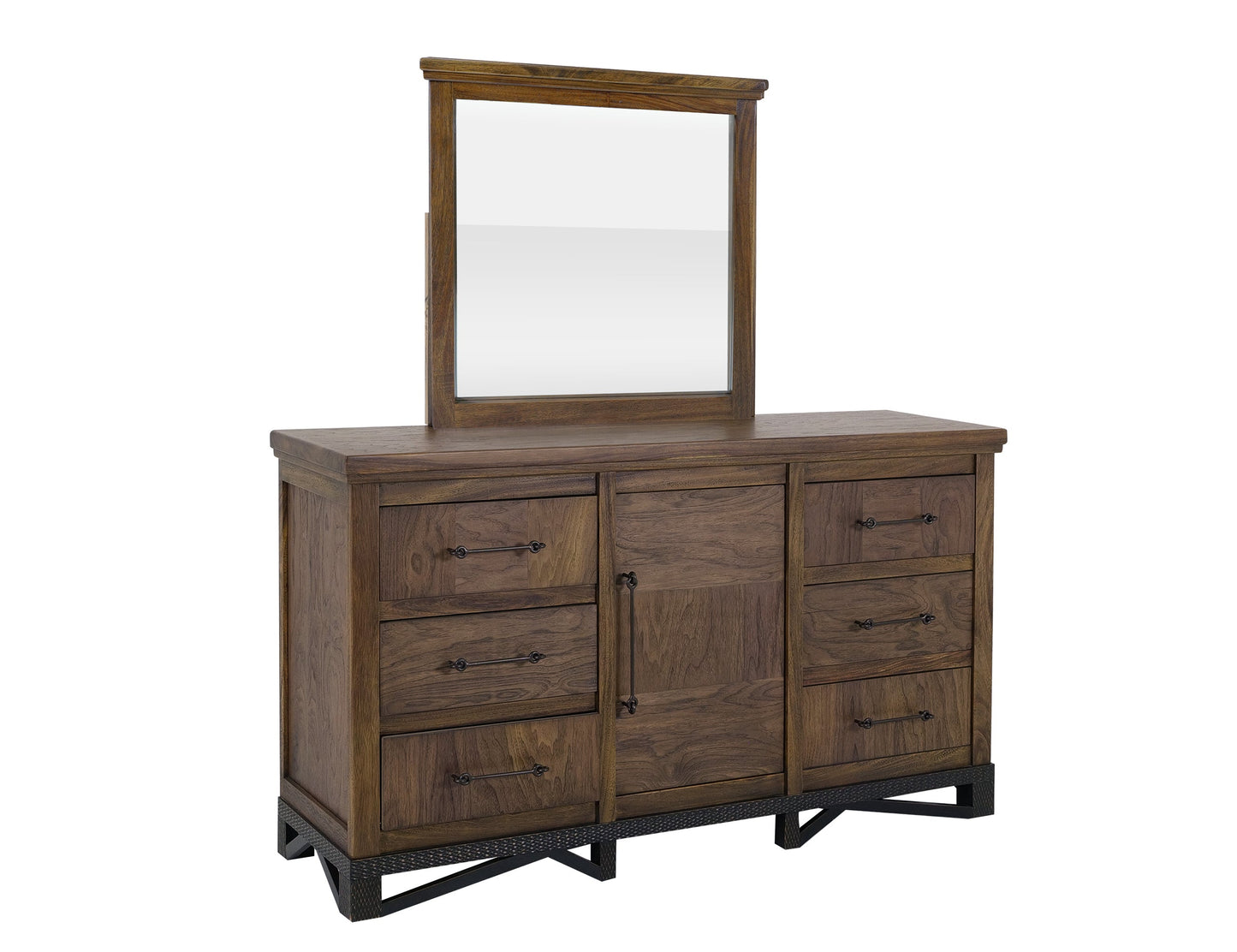 Mirror - Walnut Brown
