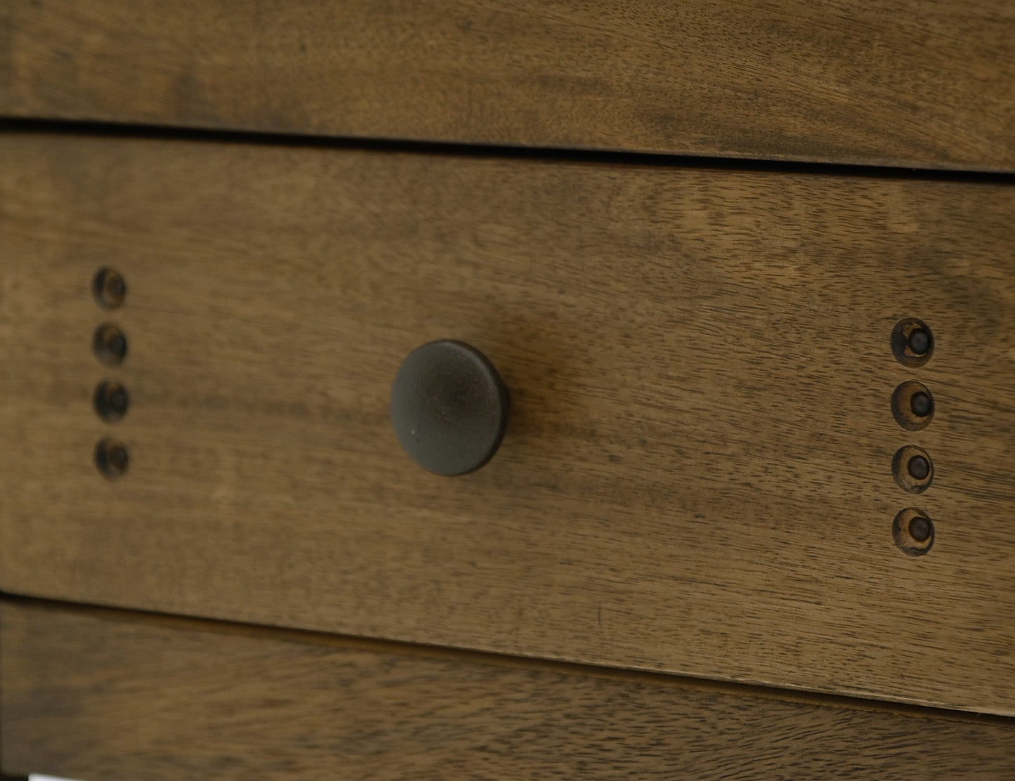 1 Drawer, 1 Shelf, Chairside Table - Barrel Brown