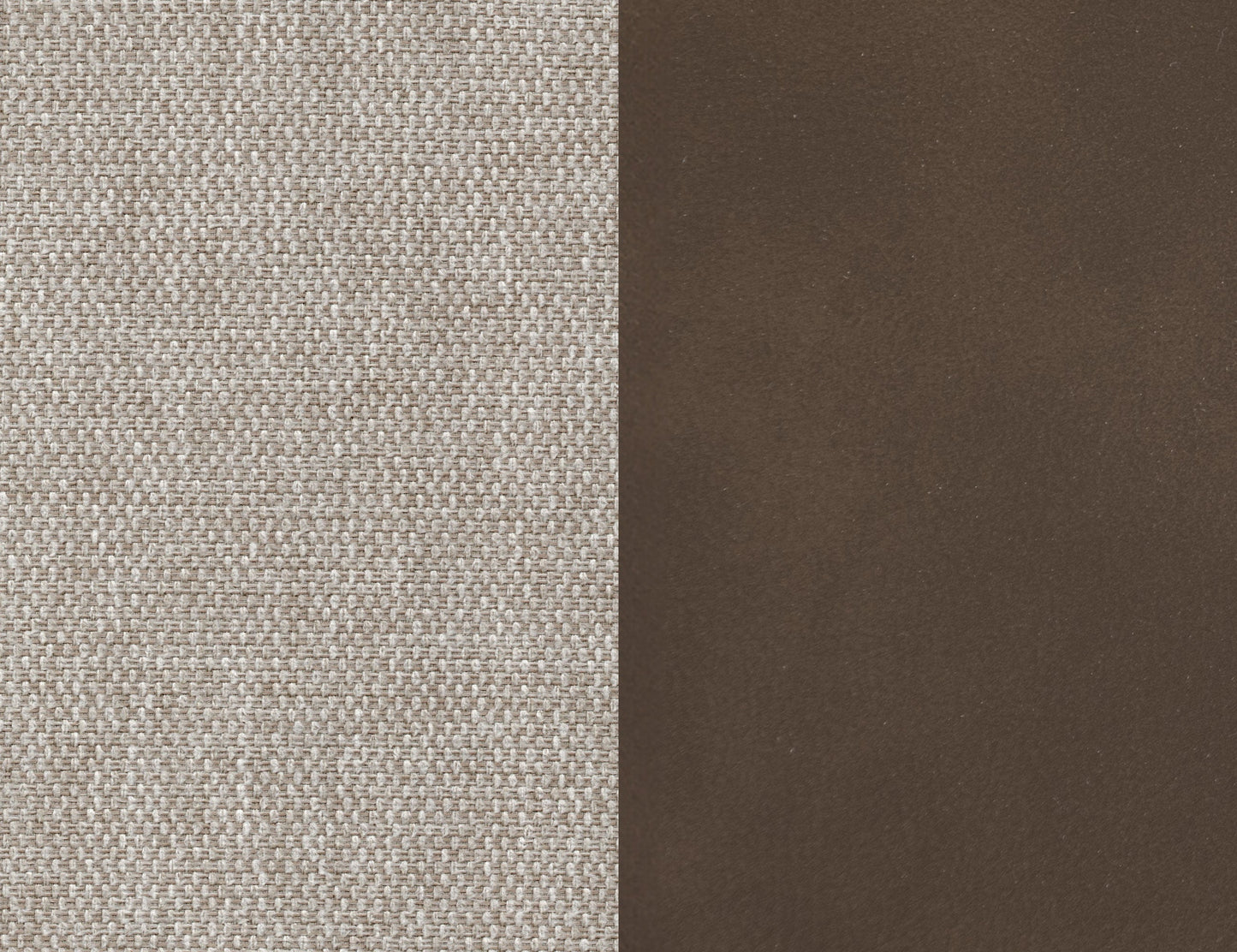 Bicolor Fabric, Wooden Frame & Metal Base, 360 Degree, Armchair - Walnut Brown