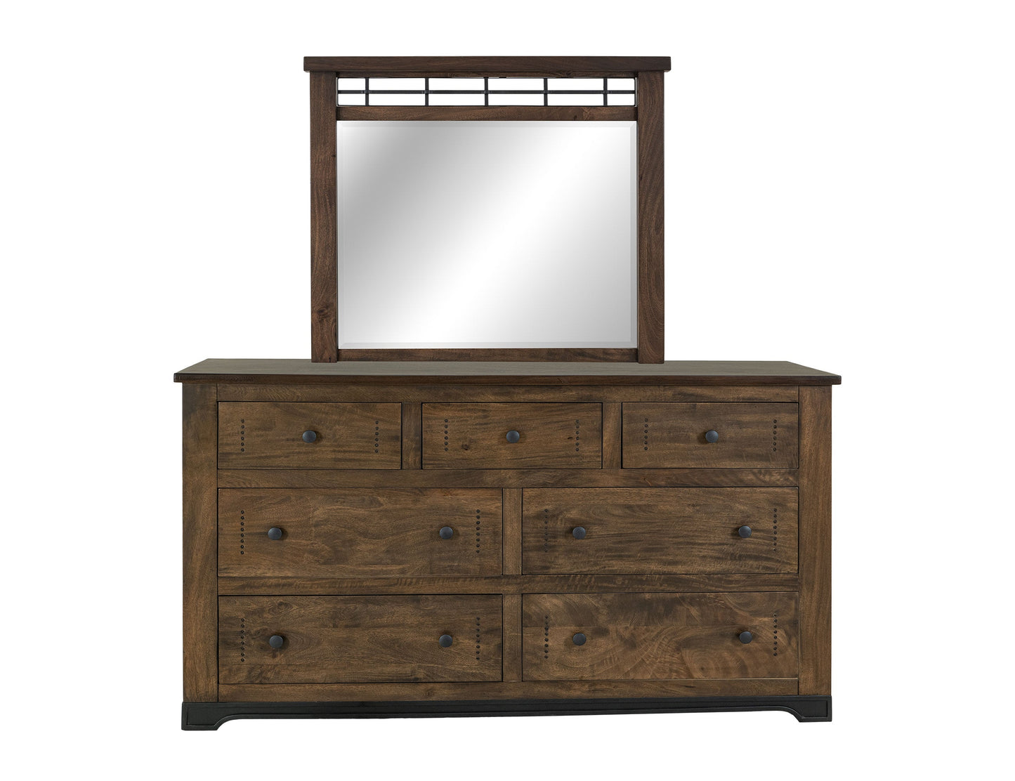 Mirror - Barrel Brown
