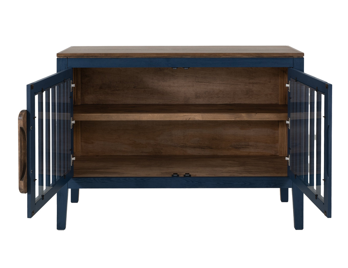 2 Door, 1 Shelf, Cosole - Indigo Blue