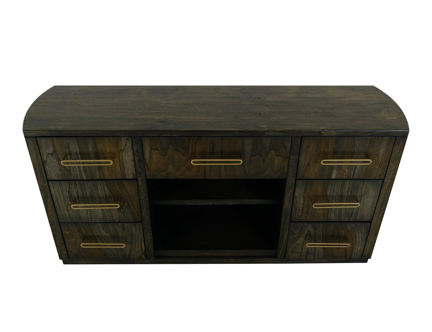 7 Drawer, Console - Oil Black