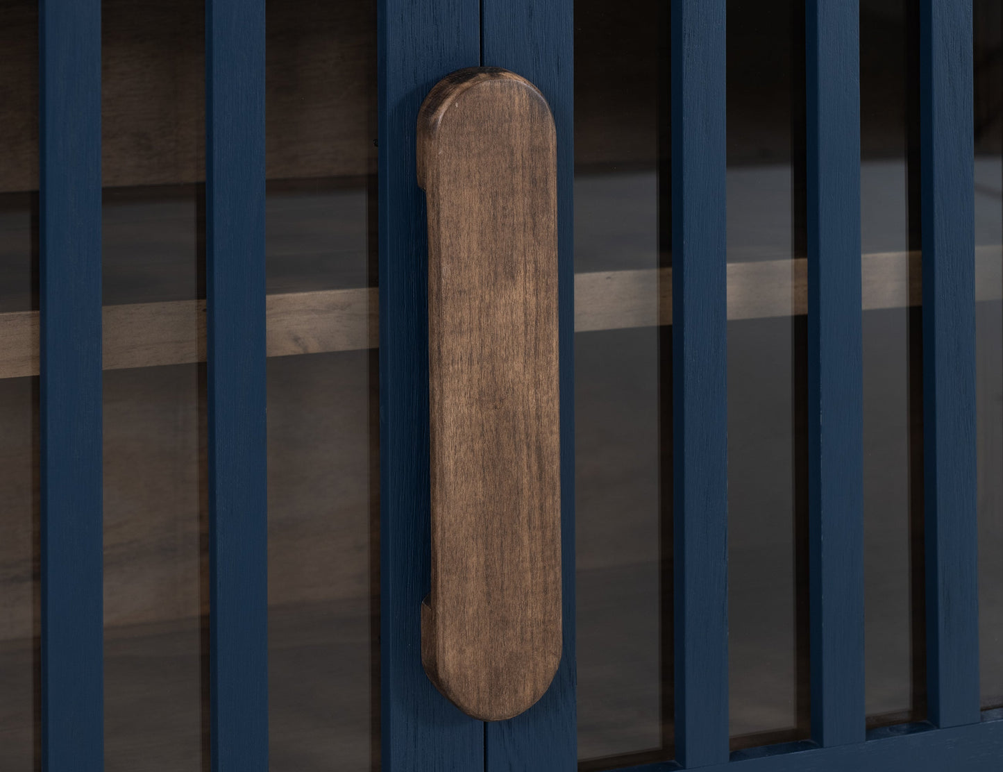 2 Door, 1 Shelf, Cosole - Indigo Blue