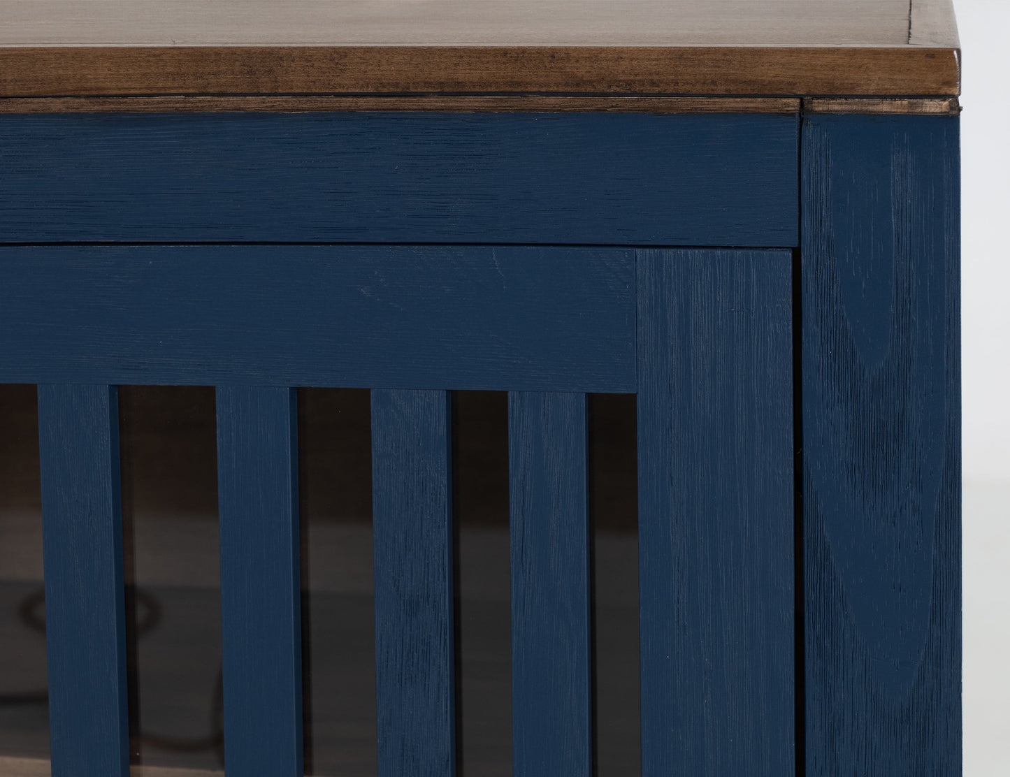 2 Door, 1 Shelf, Cosole - Indigo Blue