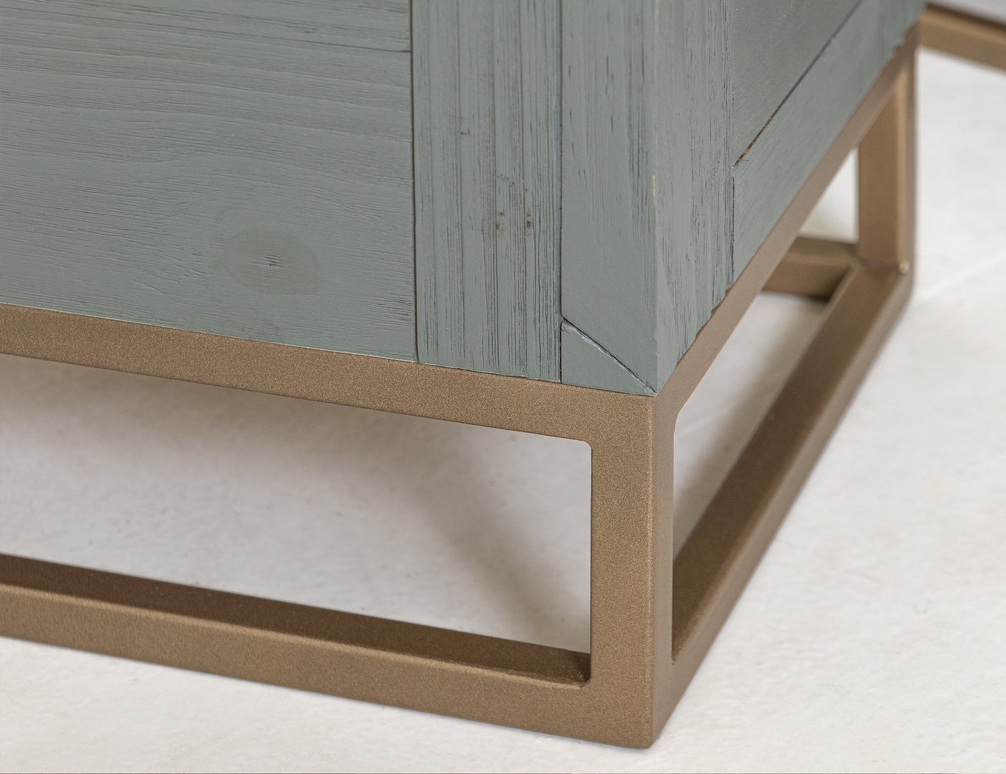 1 Drawer, 1 Shelf, Chairside Table - Forest Green
