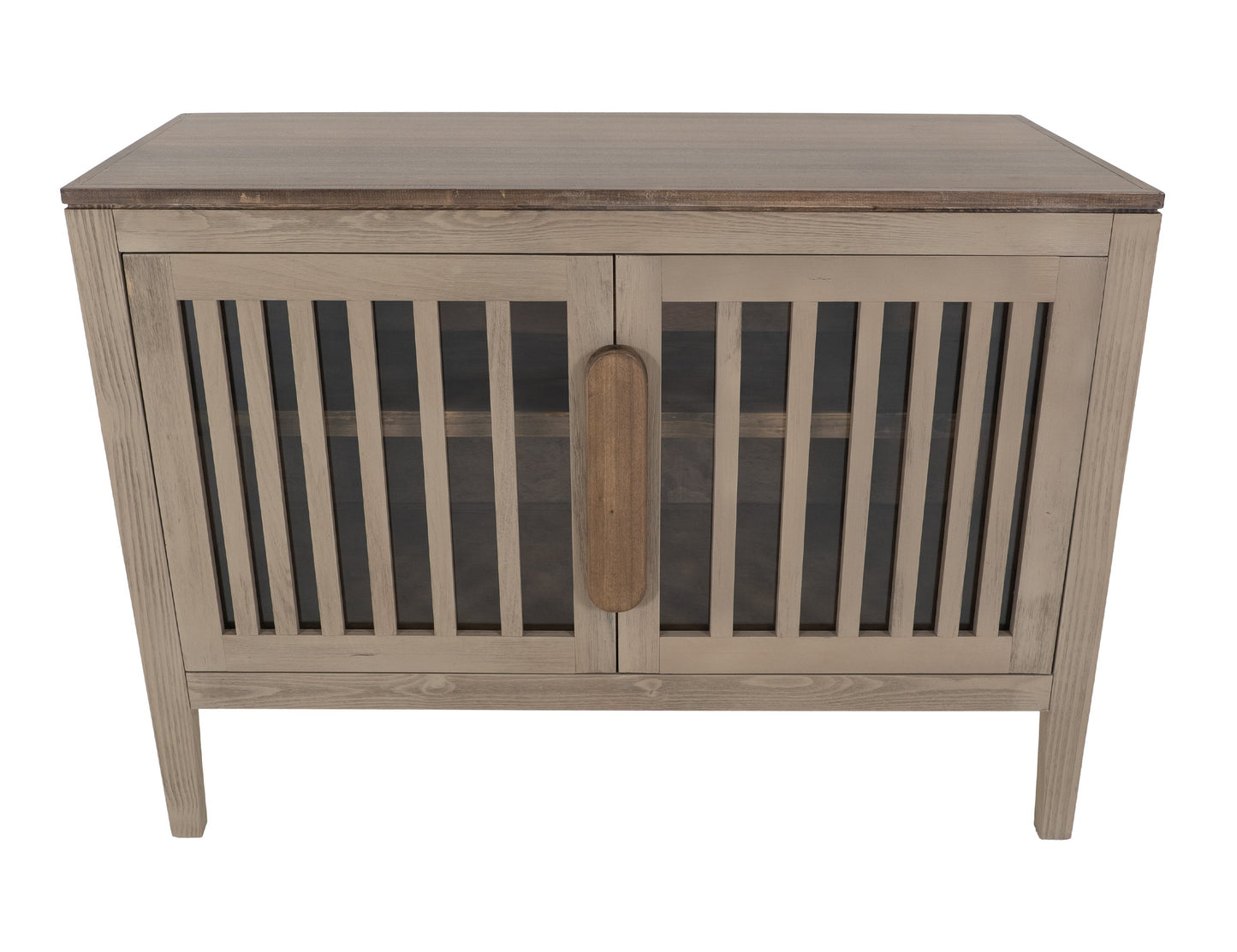 2 Door, 1 Shelf, Cosole - Sand Brown