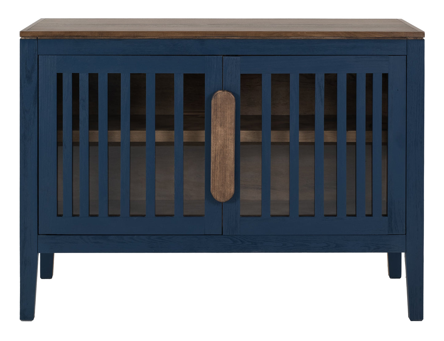 2 Door, 1 Shelf, Cosole - Indigo Blue
