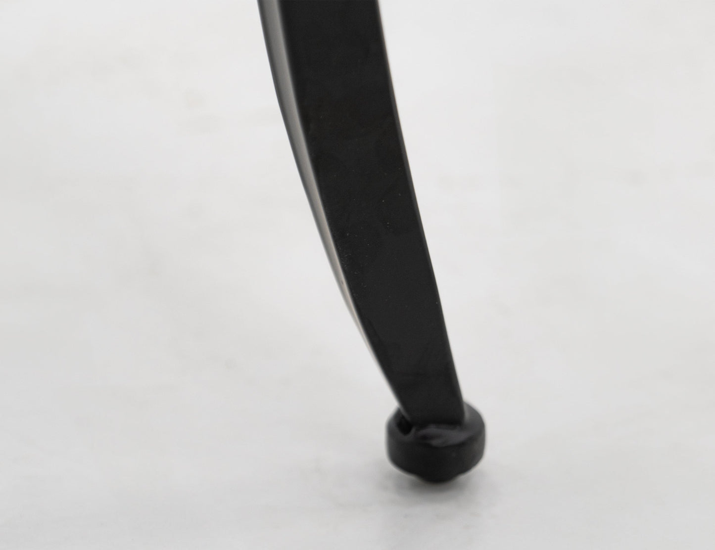 Wooden Frame & Metal Base, 30" Upholstered Barstool - Licorice Black