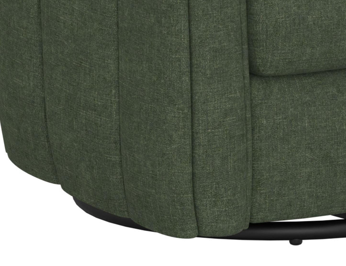 Wooden Frame & Metal Base, 360 Degree Swivel Glider - Tribu Forest