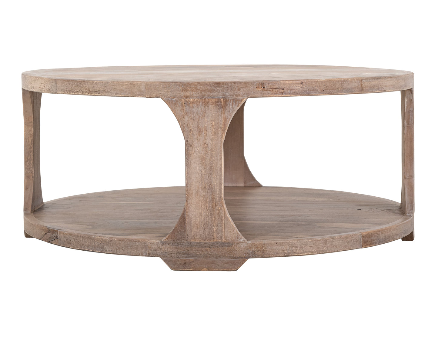 1 Shelf Cocktail Table - Ivory White