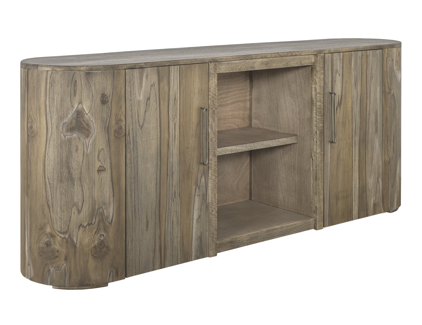 2 Door, TV Stand 80 - Ivory White