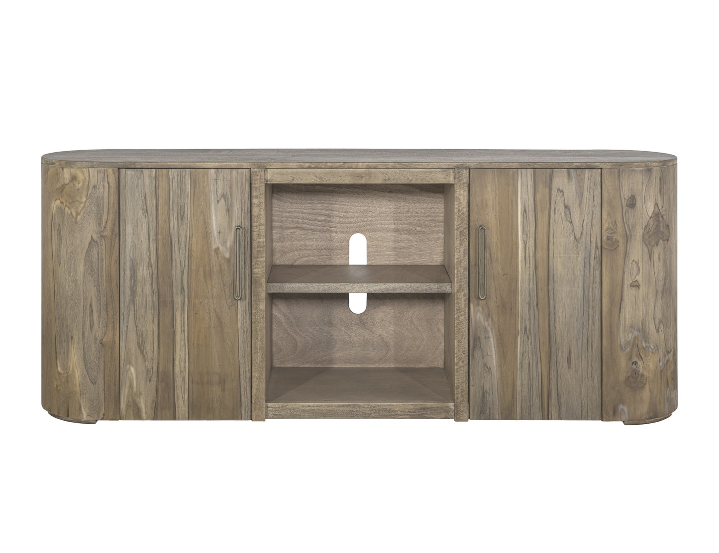 2 Door, TV Stand 80 - Ivory White