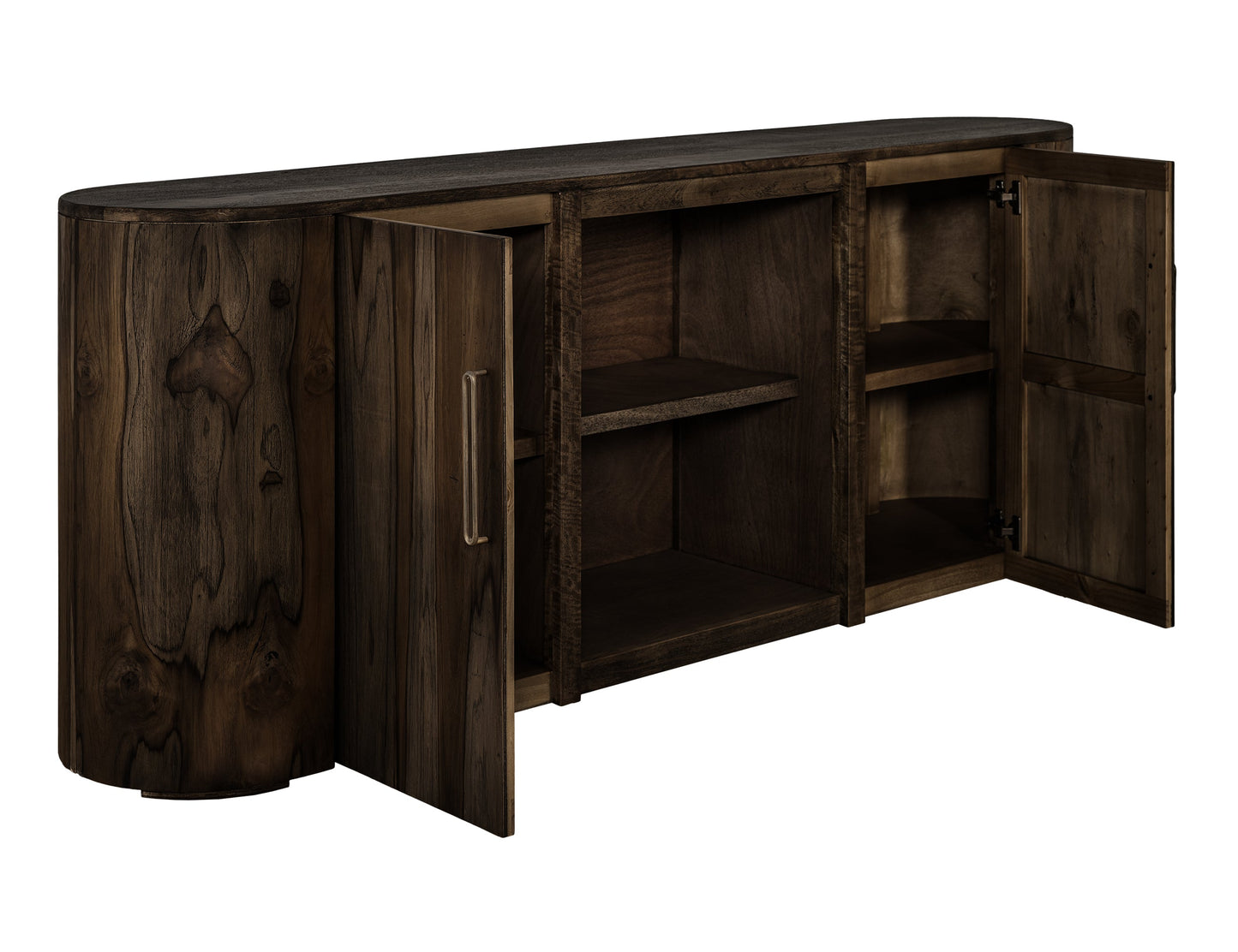 2 Door, TV Stand 80 - Oil Black