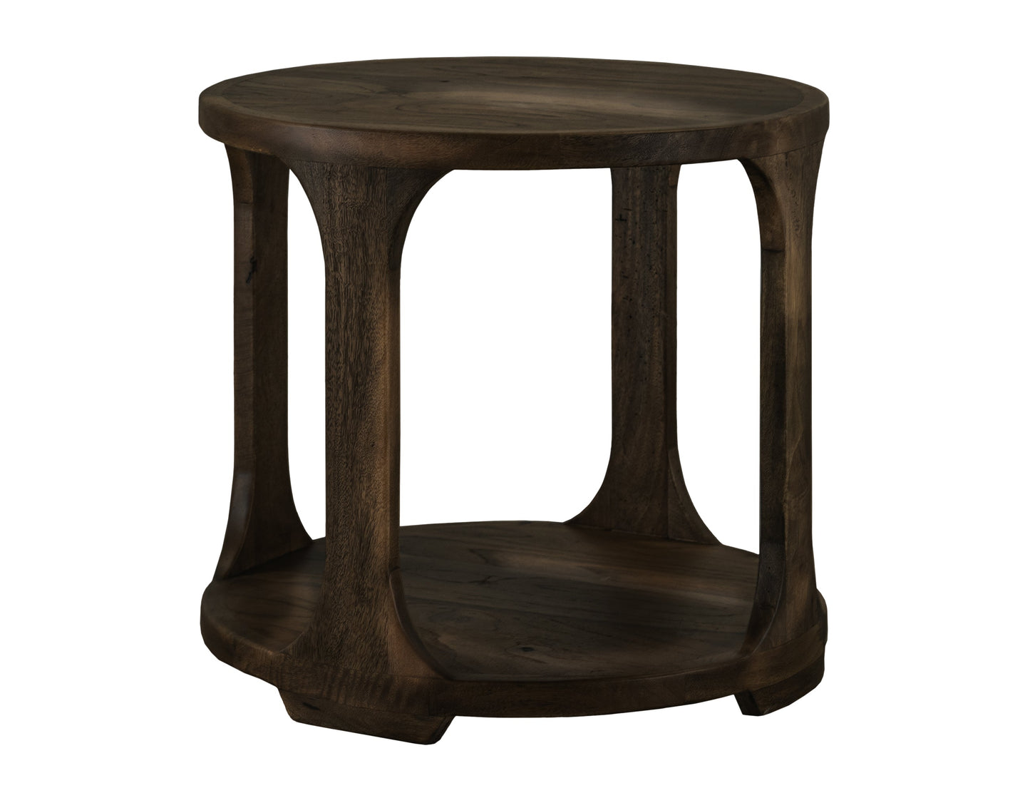 1 Shelf, End Table - Oil Black