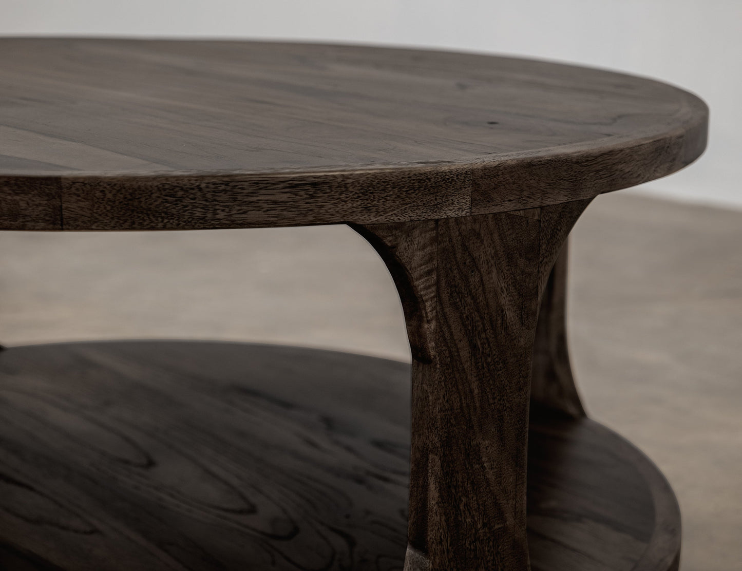 1 Shelf, Chairside Table - Oil Black