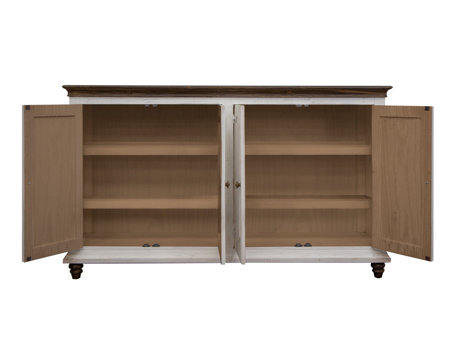 4 Doors Console - White
