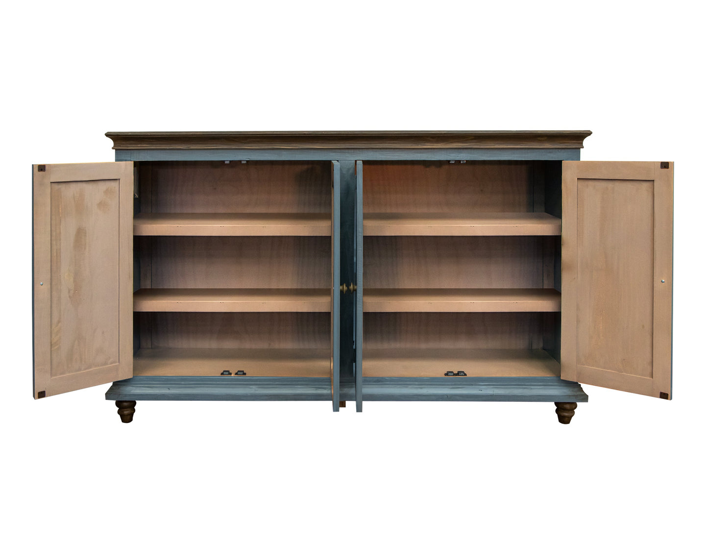 4 Doors Console - Dark Blue