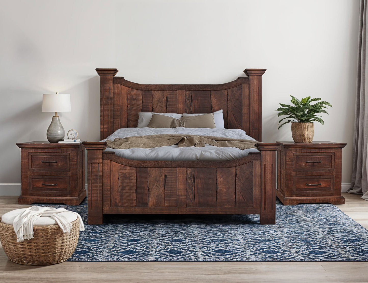6/6 Footboard - Deep Brown