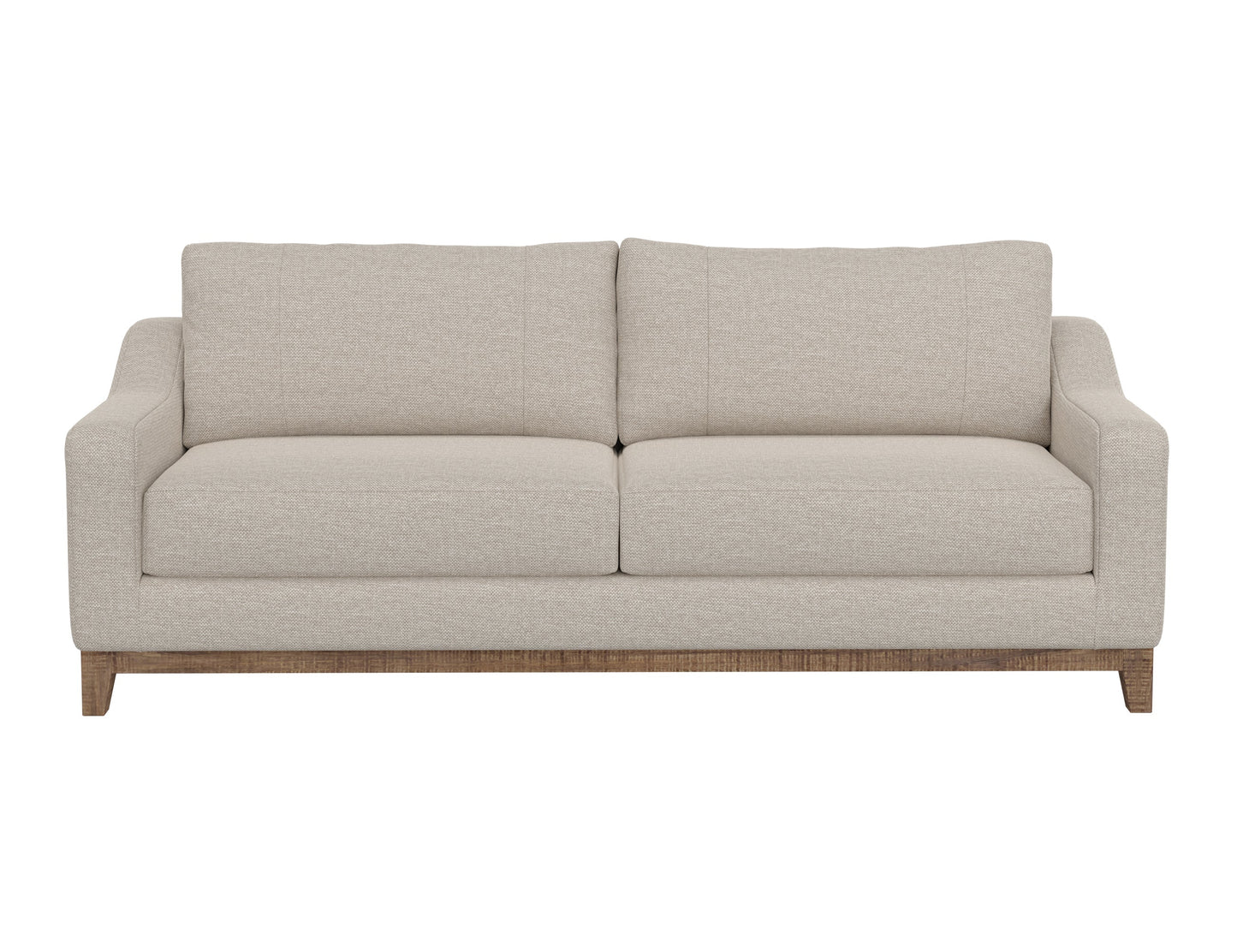 Wooden Frame & Base, Sofa - Agreeable Gray