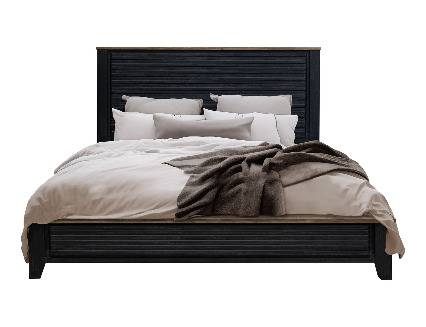 5/0 Platform - Satin Black and Brown