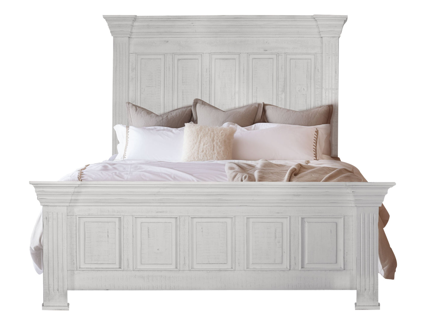 6/6 Footboard - Distressed White