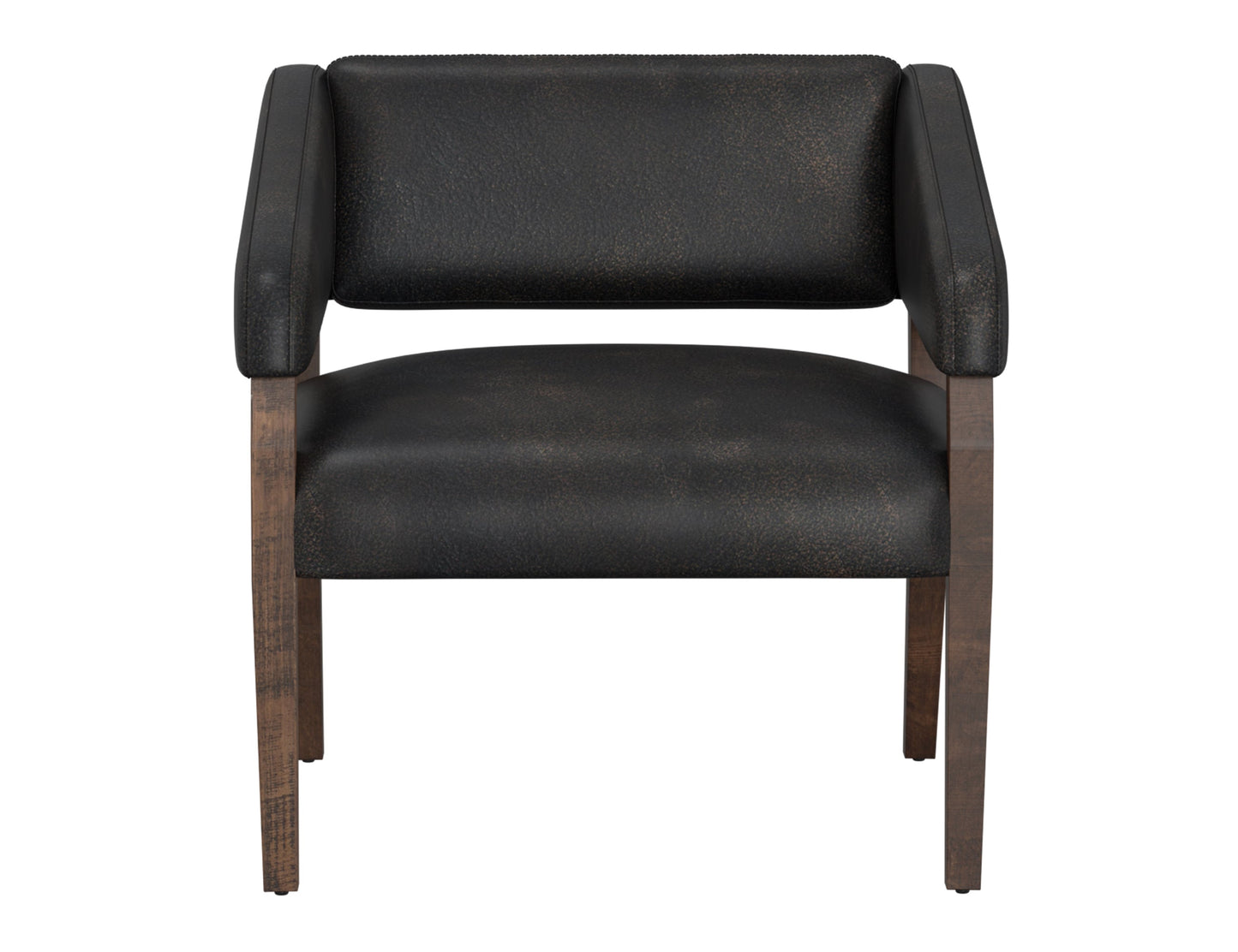 Wooden Frame, Armchair - Licorice Black