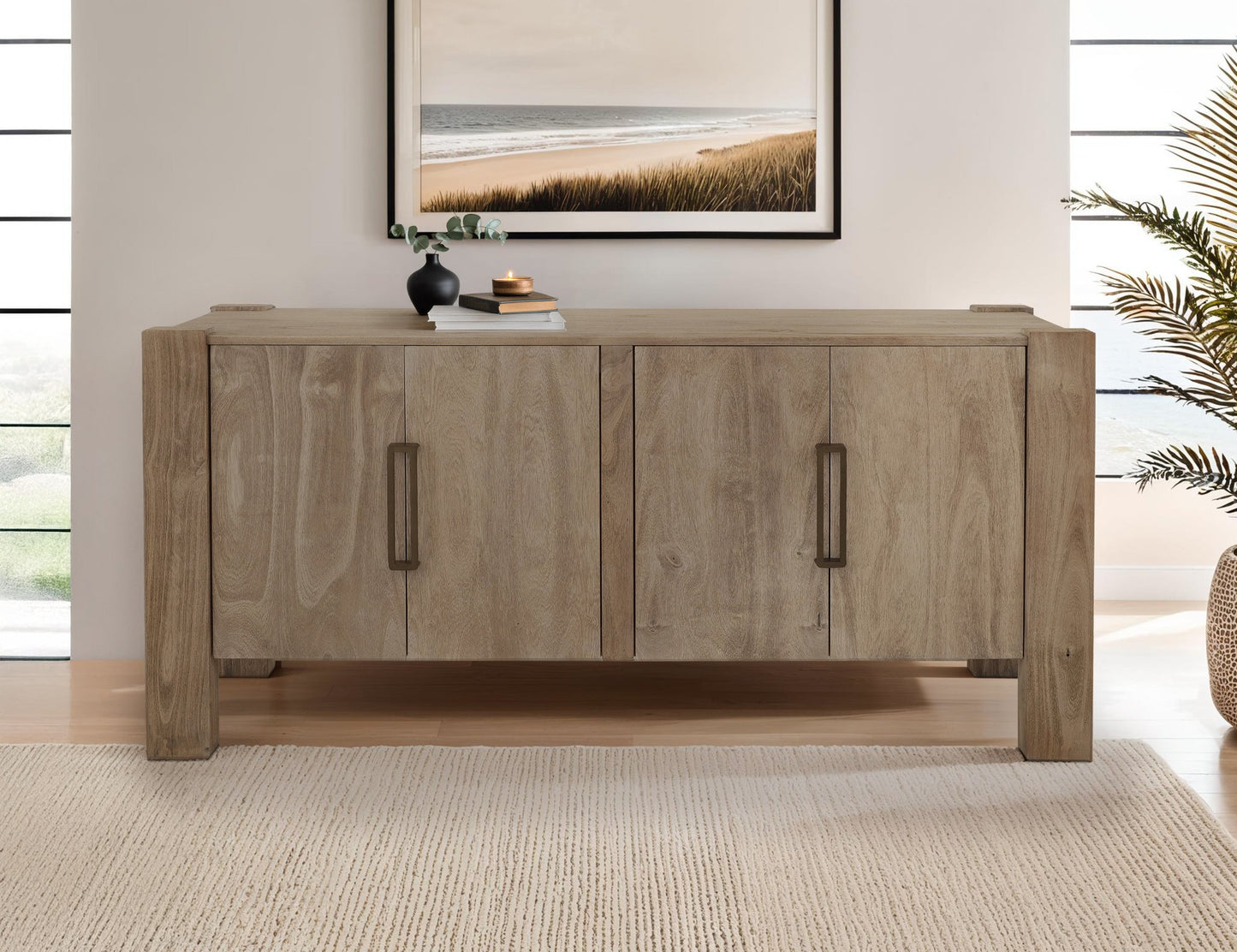 4 Doors, Console - Sand Brown