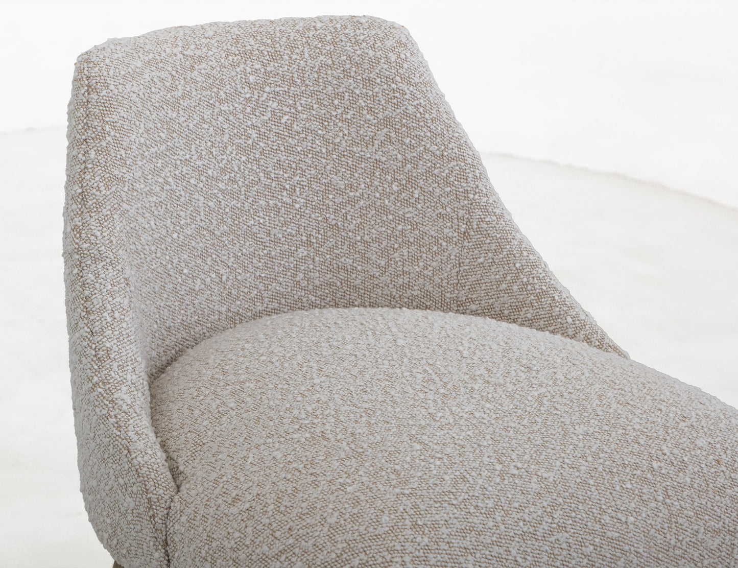 Wooden Frame and Upholstered Seat, Barstool 30" - Light Cream