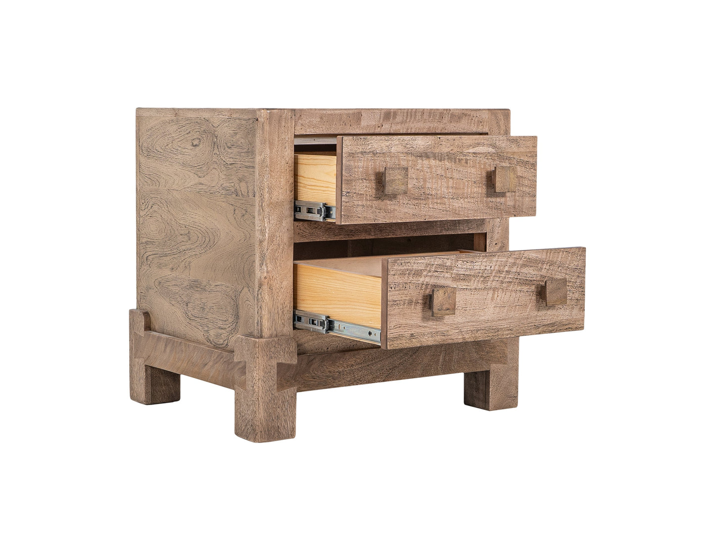 2 Drawer Nightstand - Desert Brown
