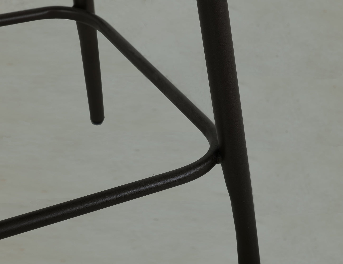 Upholstered Seat & Metal Frame Bar Stool, 24" - Caramel Color