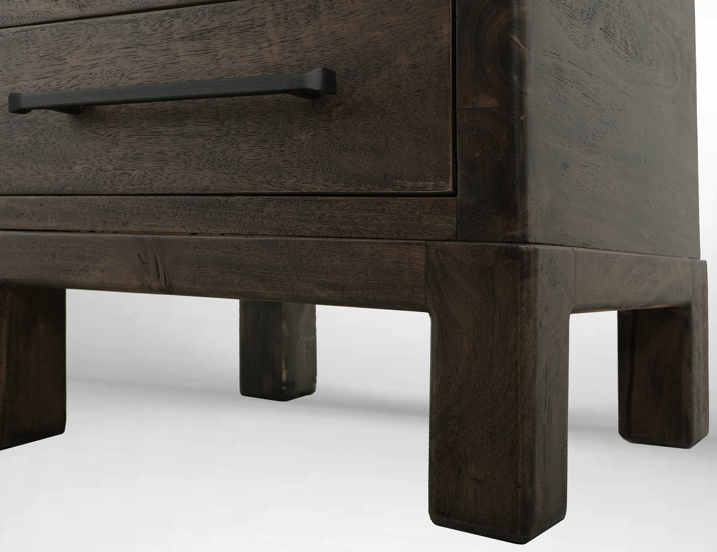 2 Drawer Nightstand - Ink Black