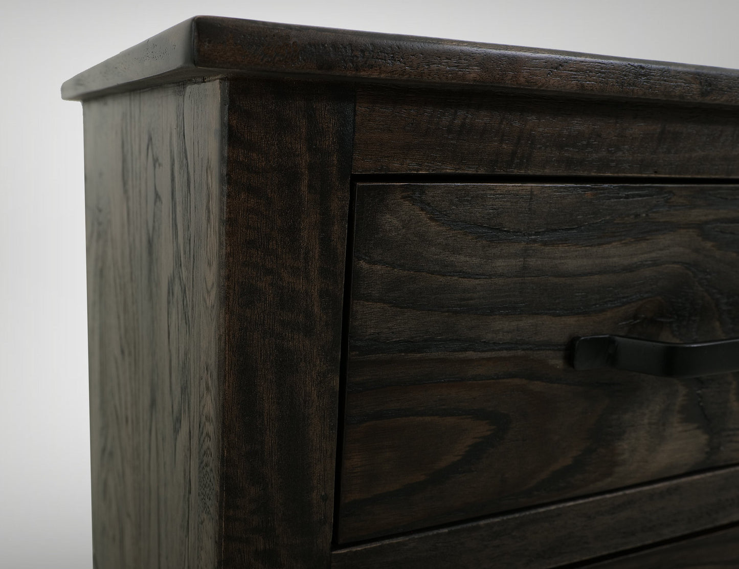 2 Drawer Nightstand - Oil Black