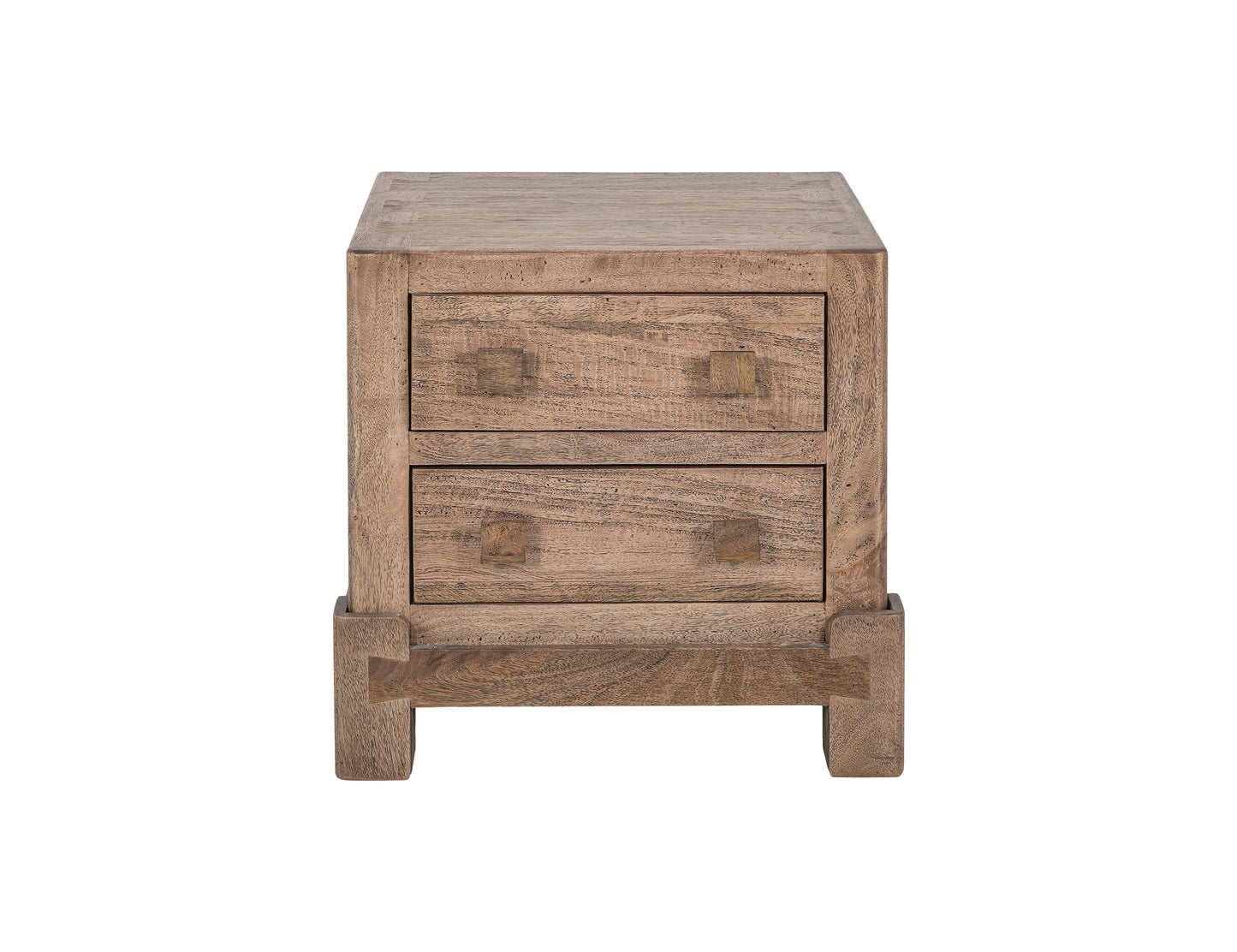 2 Drawer Nightstand - Desert Brown