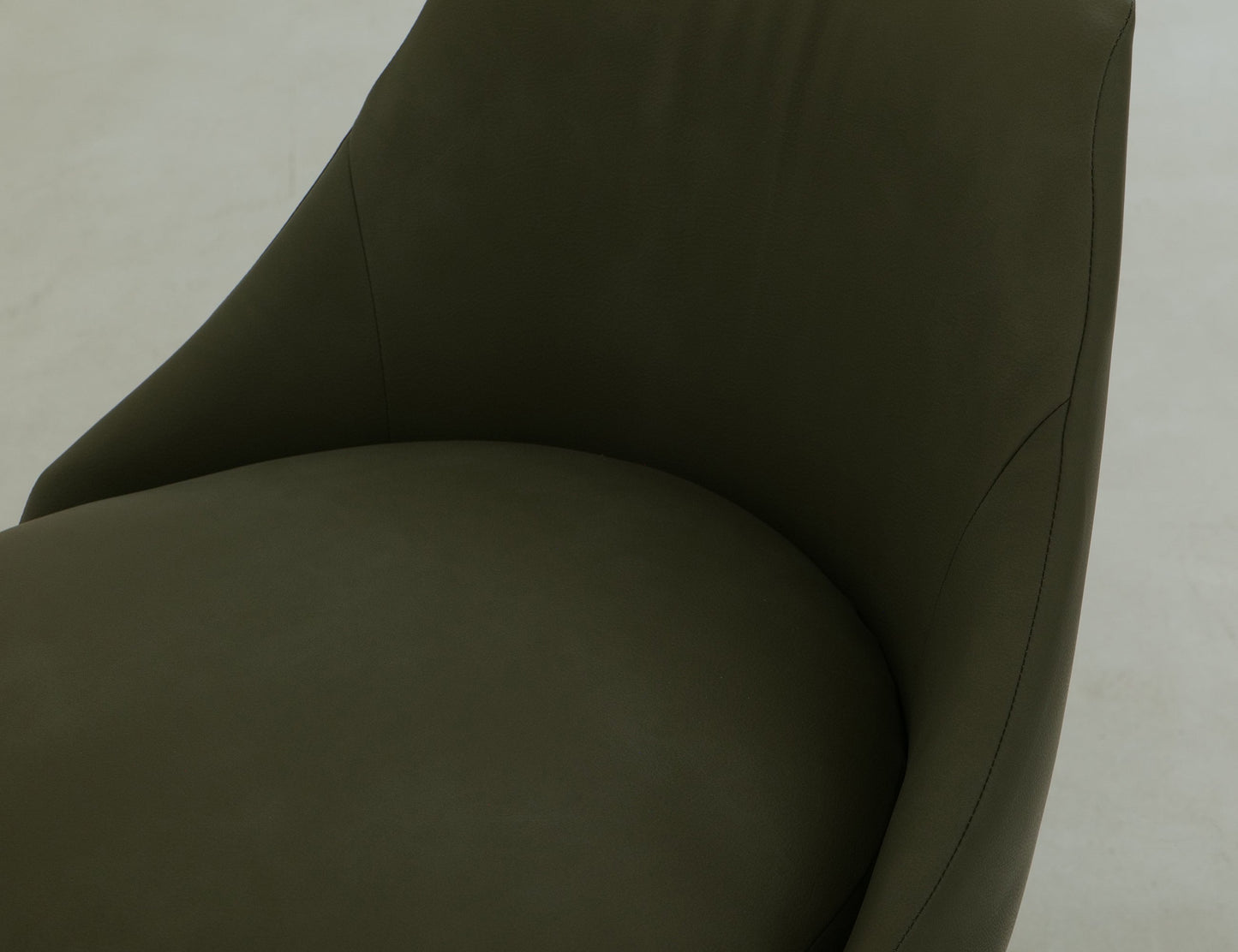 Wooden Frame and Upholstered Seat, Barstool 24" - Moss Green