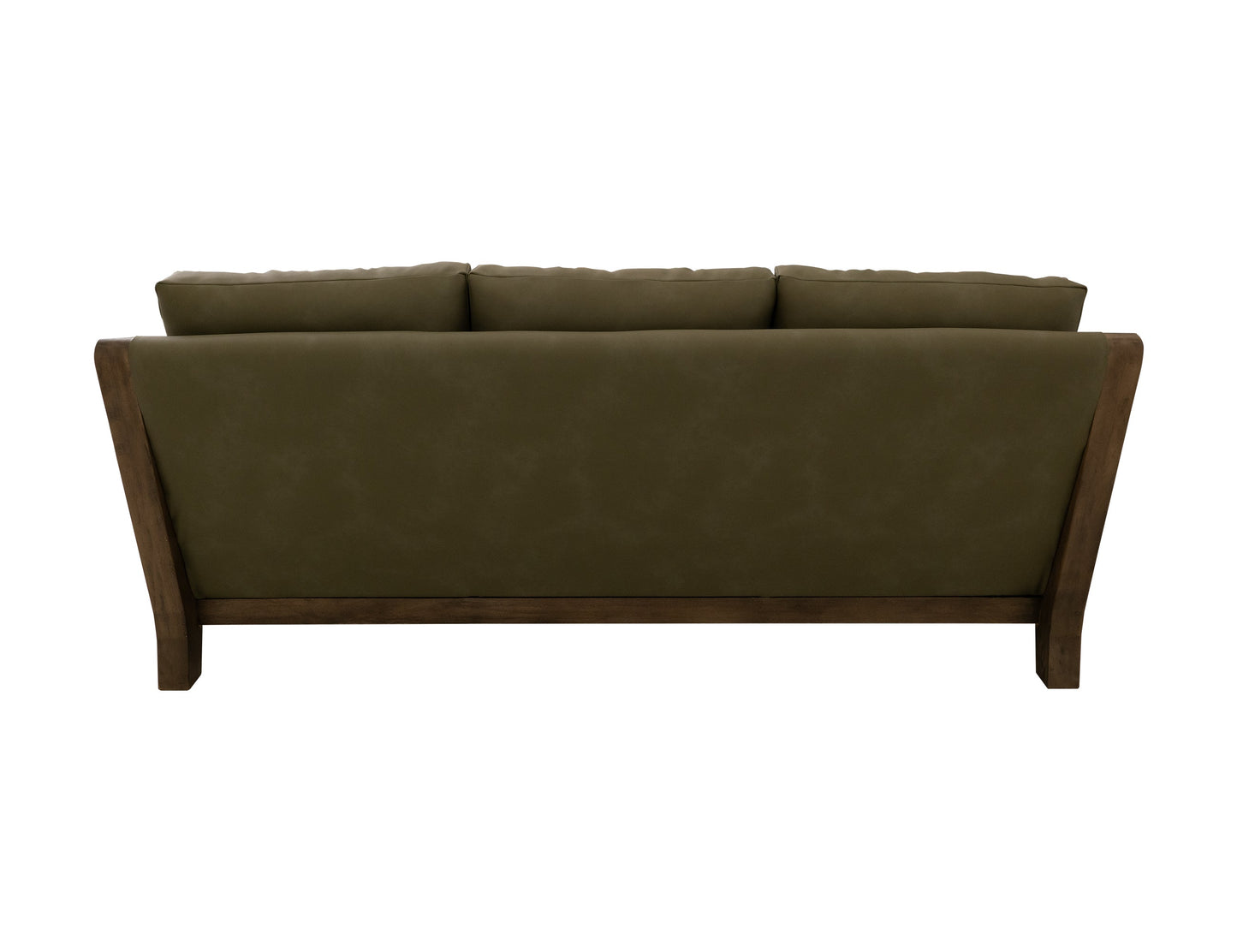 Wooden Frame & Base, Sofa - Sand Brown