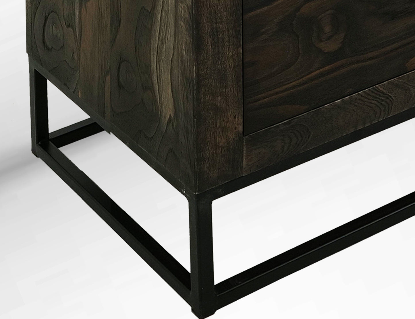 2 Drawer Nightstand - Oil Black