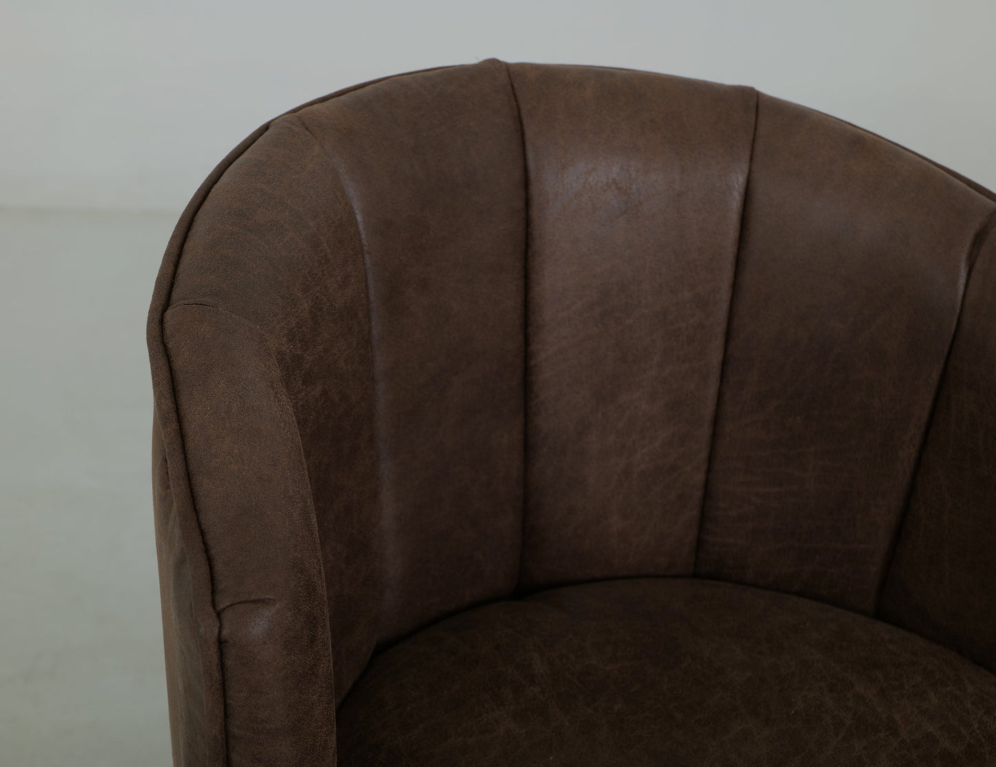 Upholstered Seat & Metal Frame Bar Stool, 24" - Caramel Color