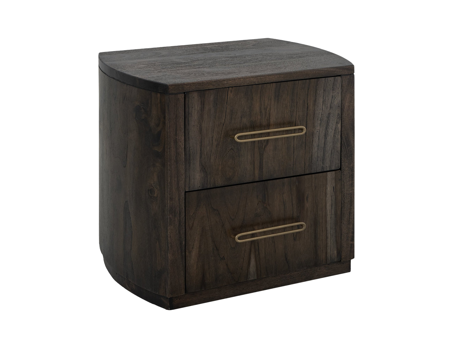 2 Drawer, Nightstand - Oil Black