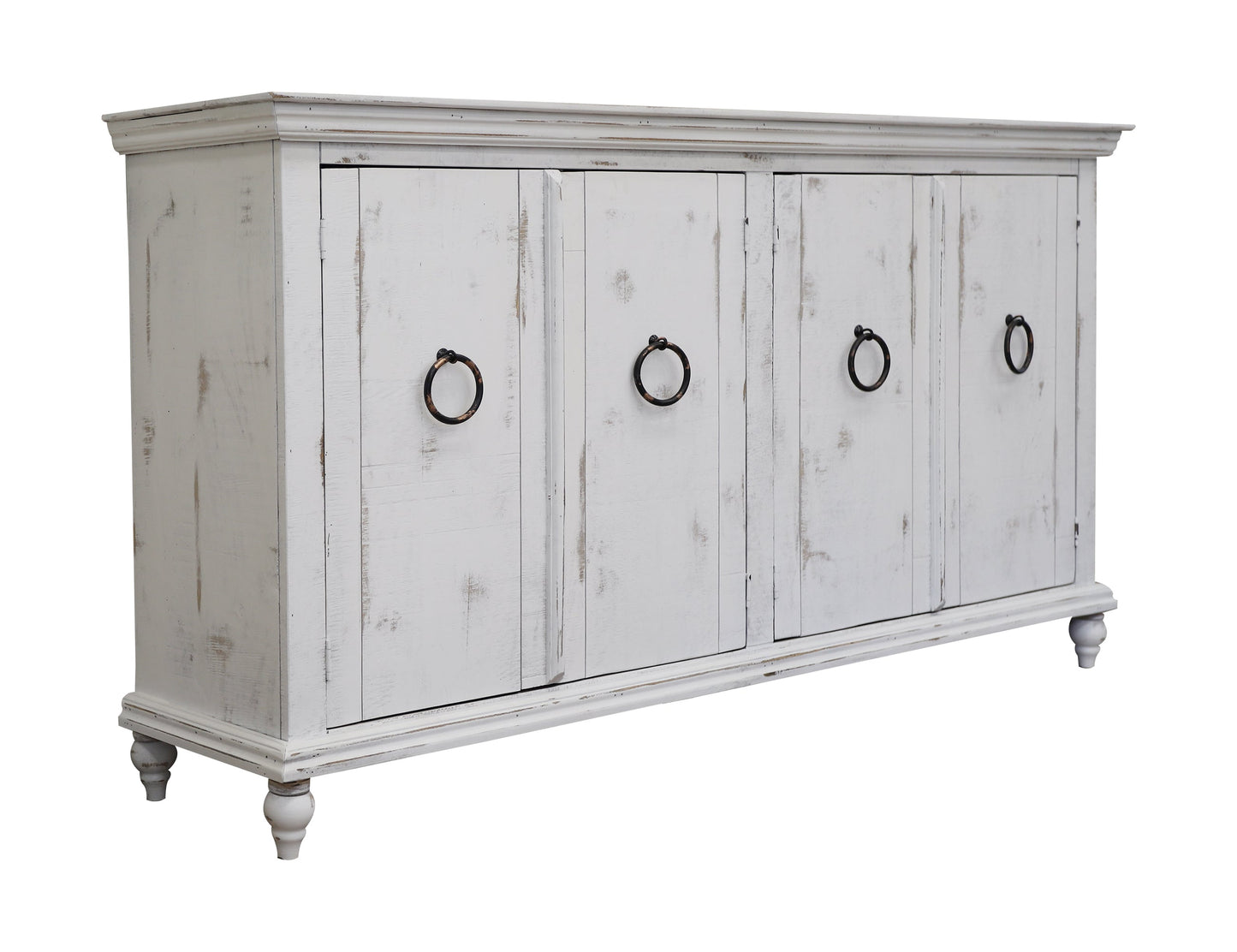4 Door Console - White