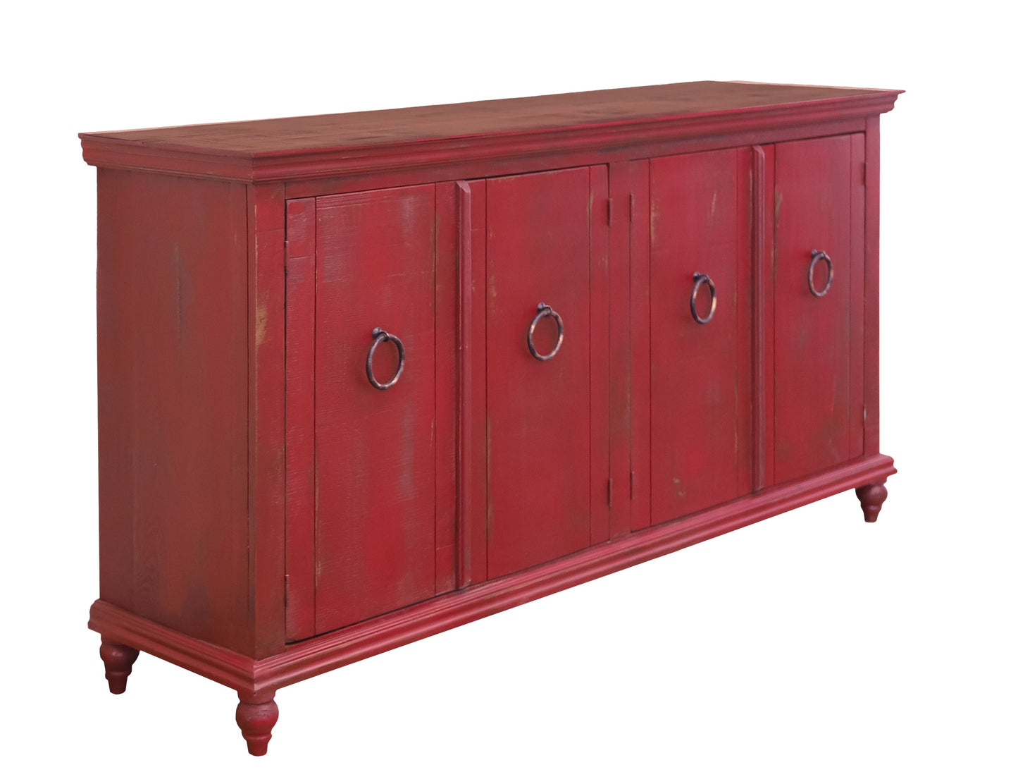 4 Doors Console - Red