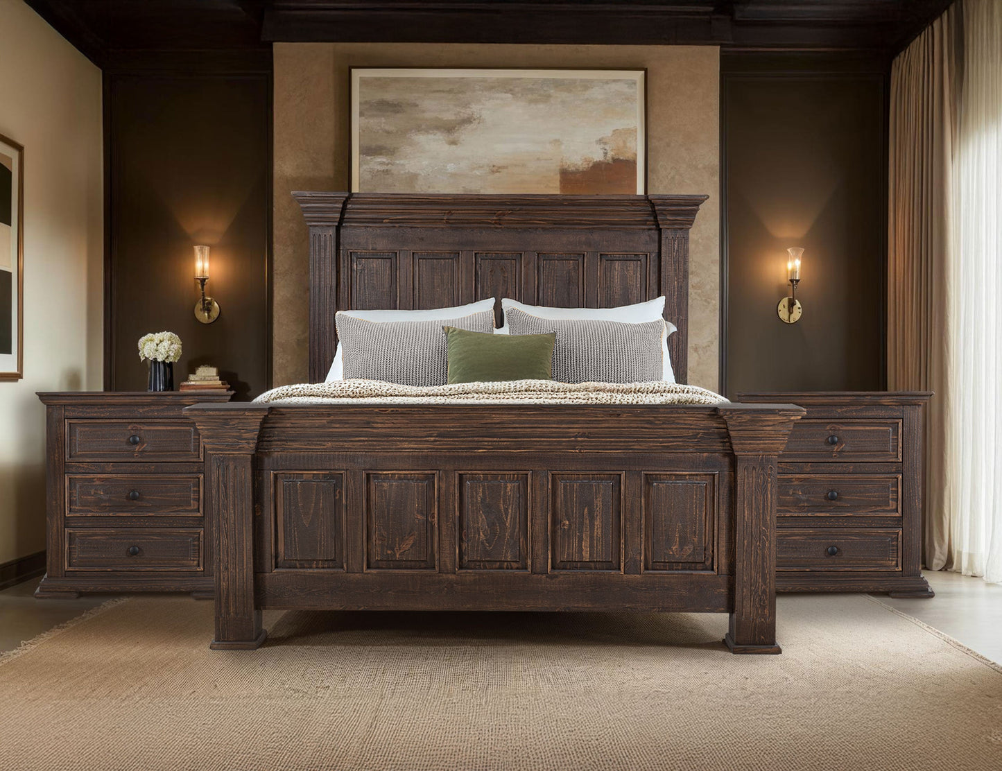 6/6 Footboard - Rich Chocolate